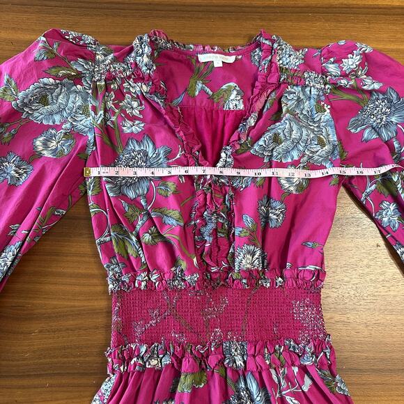 Love the Label Wanda Print Smocked Waist Short Dress, Tuckernuck, Anthro, Small - Picture 5 of 9